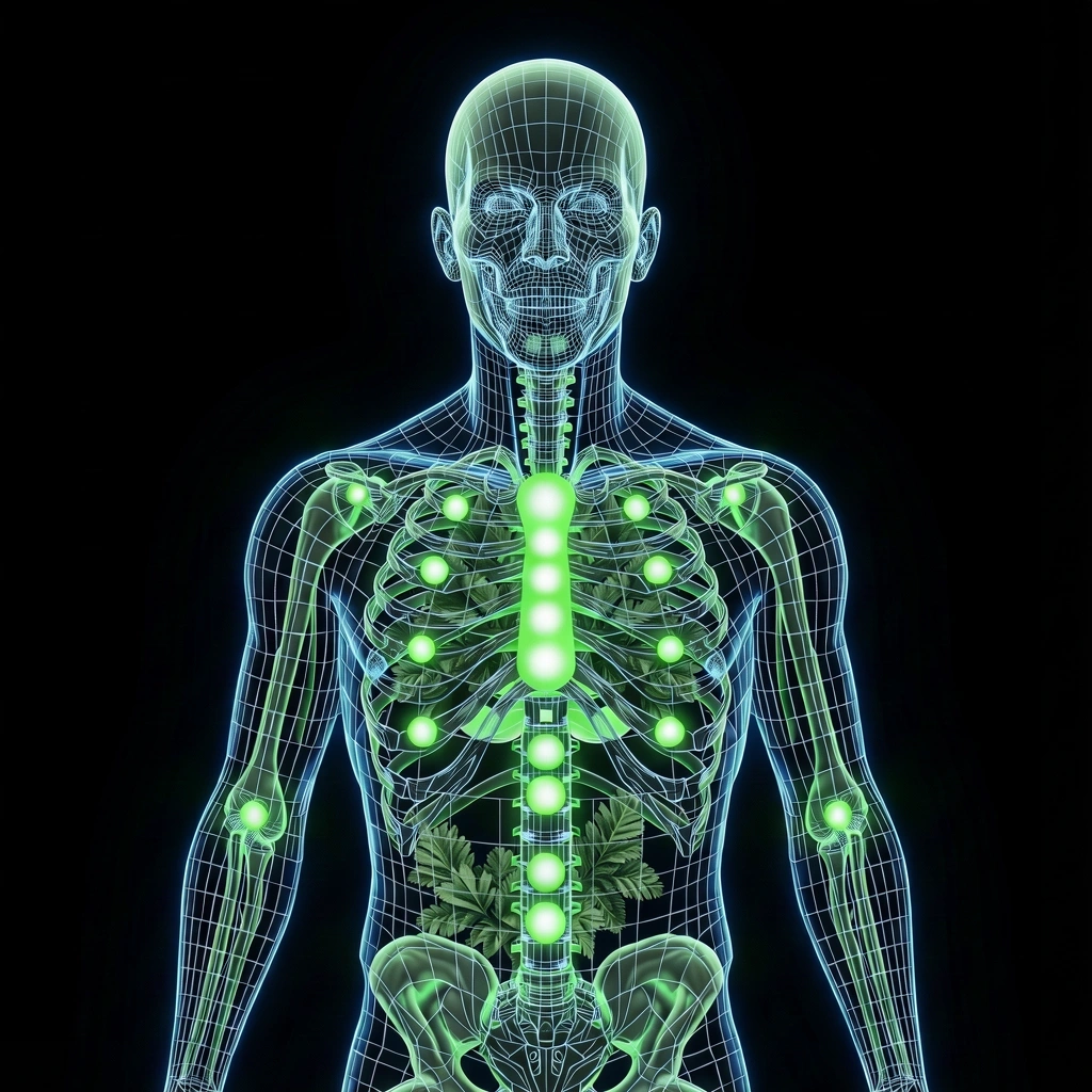 Cyber-pharmaceutical anatomical energy diagram
