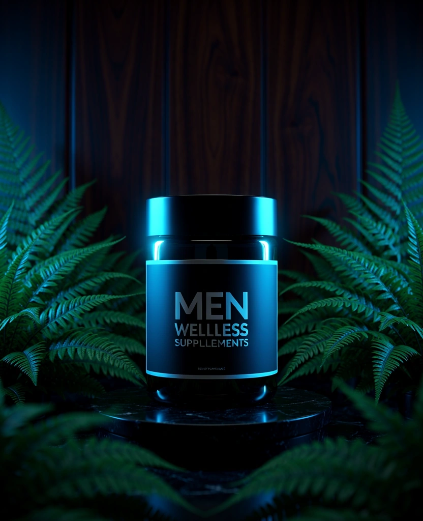 Natural supplements for men flagship premium packaging